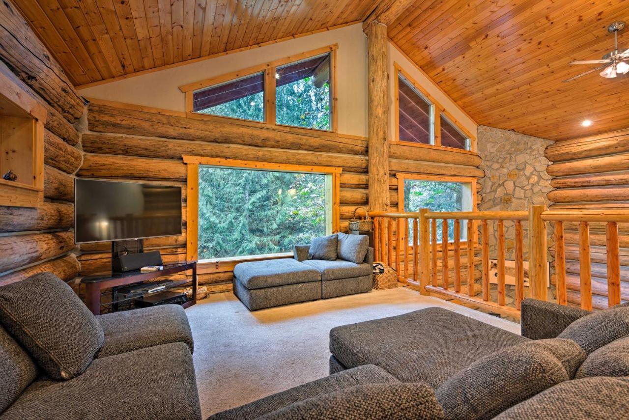 Riverfront Gold Bar Log Cabin Near Stevens Pass! Exterior foto