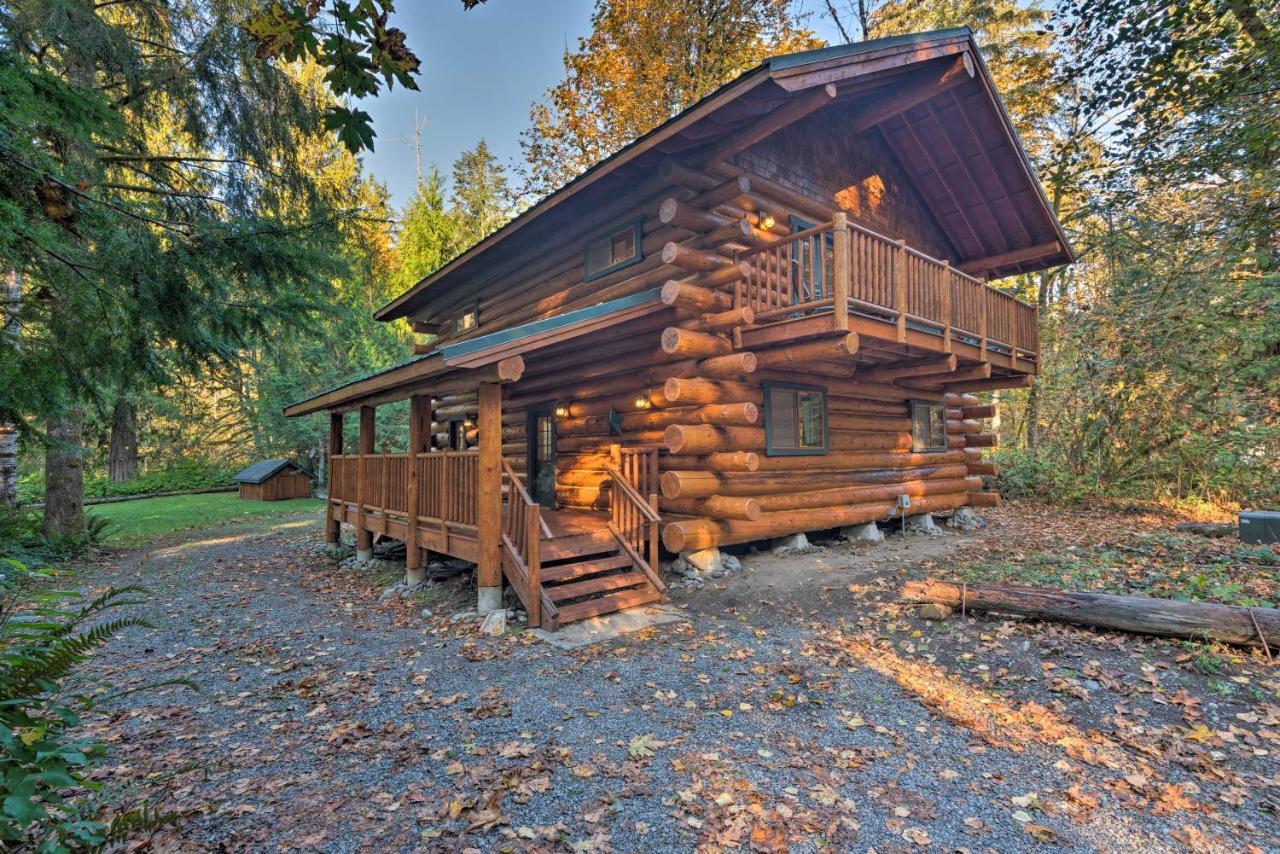 Riverfront Gold Bar Log Cabin Near Stevens Pass! Exterior foto