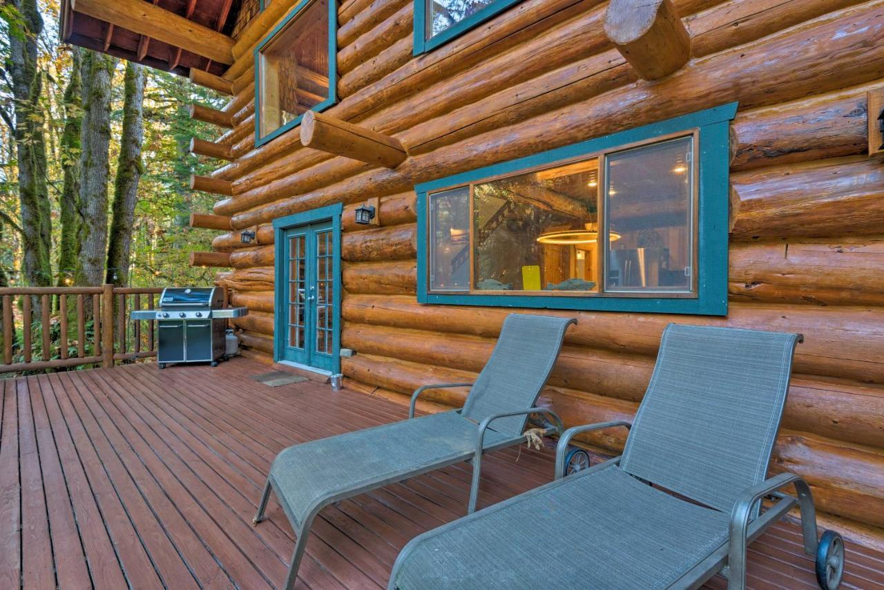 Riverfront Gold Bar Log Cabin Near Stevens Pass! Exterior foto